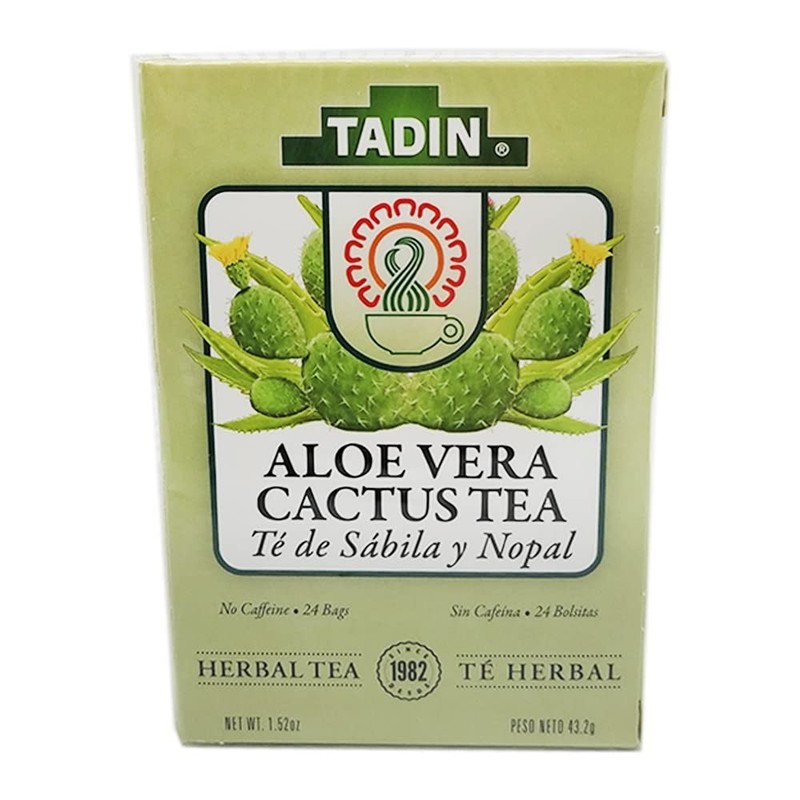 Chamomile Aloe Vera & Cactus Tea - 24 Bags for Stomach & Blood Pressure Support gallery