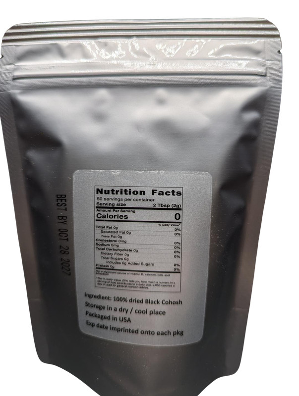 Black Cohosh Root Tea - Loose Root Cut - By Nature Tea, Wild Crafted gallery