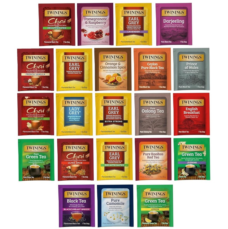 Tea Bag Sampler Assortment Variety Pack 44 Count 44 Unique Flavours Tea Lovers gallery