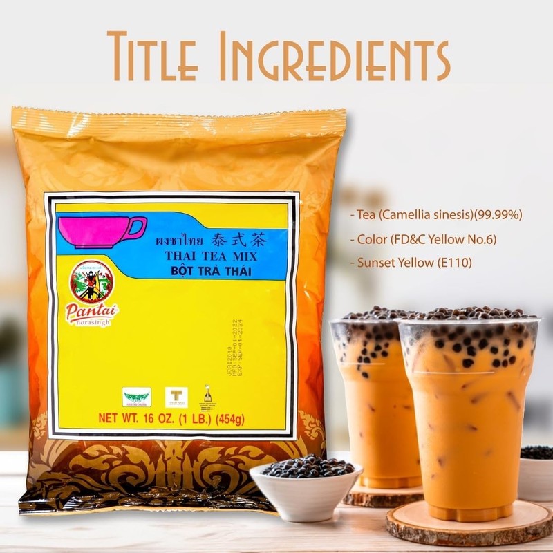 Pantai Thai Tea Leaves Mix ( Pantai ) Thai Iced Tea 16 oz ~ Exp Nov 2024 gallery