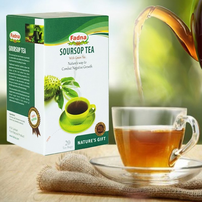 Fadna Soursop Tea Graviola, Annona muricata, Guanabana Unisex Ayurvedic Drink