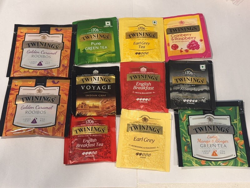 TWININGS Premium Tea Bags Mixed Assortment. Fresh. New. Total 11 Sachets.