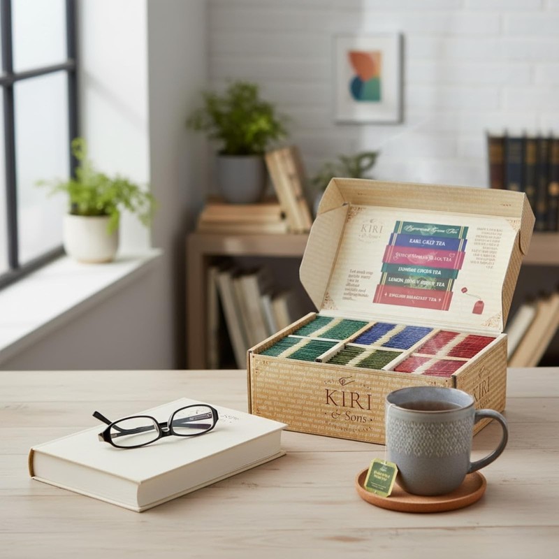 Book Lovers Tea Collection by , 90 Count Literary Tea Bags Gift | Book Club L... gallery