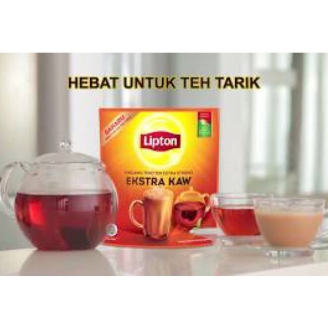 Extra Tea Lipton Strong Yellow Label 80 Potbags Natural Bags Black Pack gallery