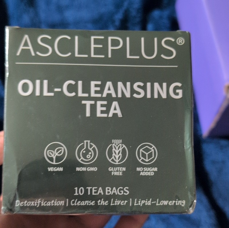 ASCLEPLUS Oil-Cleansing Tea Bagged Vegan Non-GMO Gluten Free Pantry 10 Servings