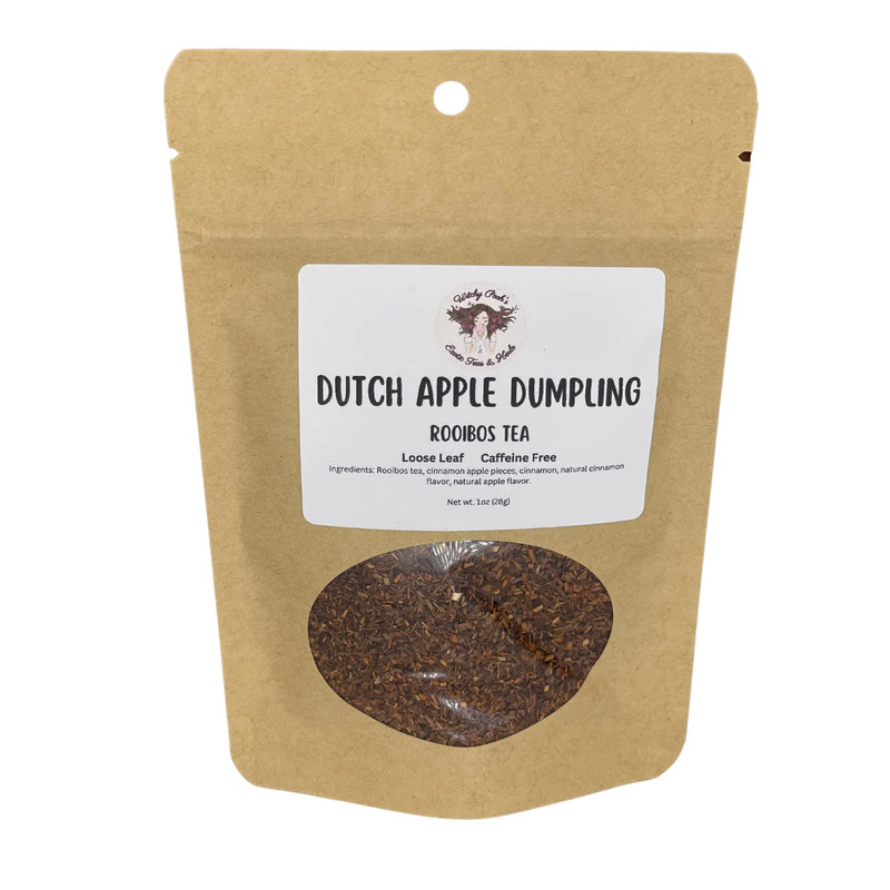 Dutch Apple Dumpling Loose Leaf Herbal Rooibos Fruit Tea, Caffeine Free
