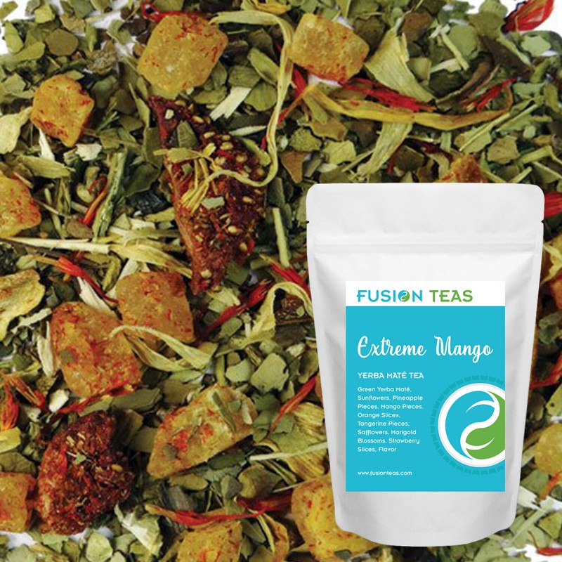 Extreme Mango Yerba Mate – Premium Loose Leaf Blend – Fusion Teas