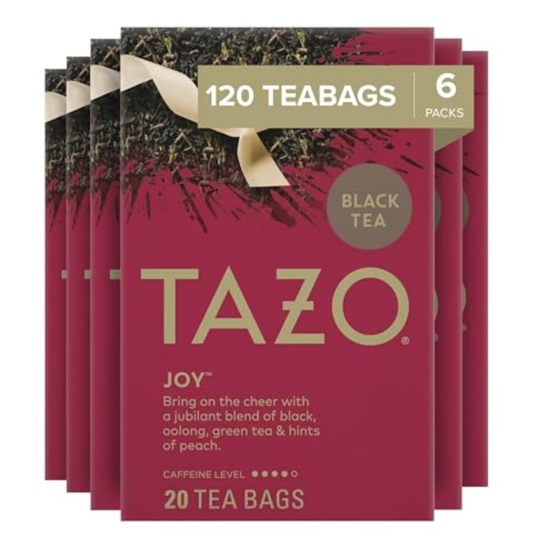 Joy Limited Edition Seasonal Black Tea Blend Tea Bags, 120 Total Bags (20Ct – Pa