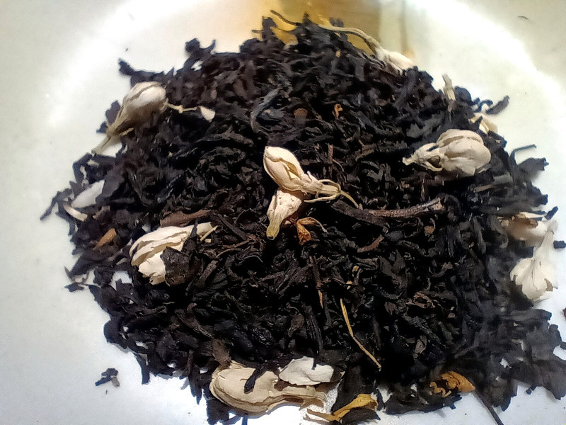 Jasmine Flower Mango Peach Loose Aged Asian Black Fruity Tea Blend Natural CB