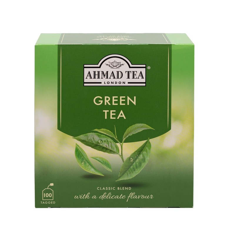 Ahmad Tea Pure Green Tea - 100 Teabags