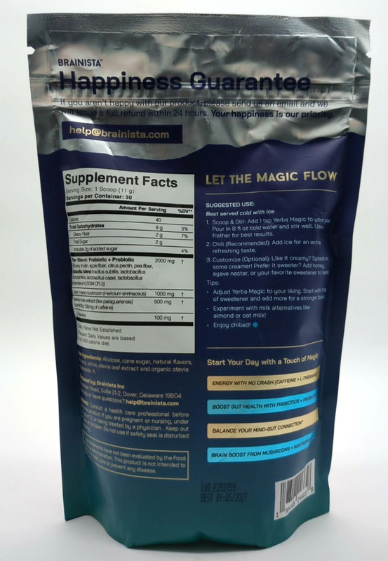 Yerba Magic Instant Tea Powder - Peach Mango Flavor - 30 Servings gallery