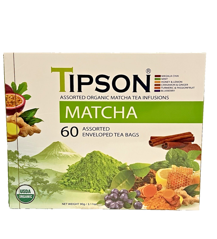 Ceylon Tea Tipson Matcha Assorted Natural Herbal Infusions USDA Organic gallery
