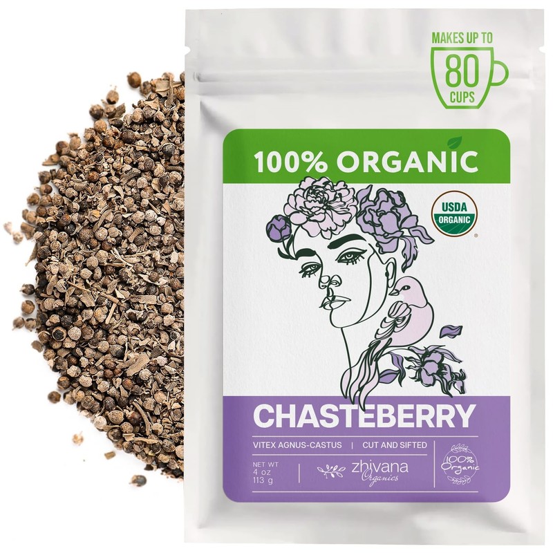 Herbal Tea Vitex Agnus-cactus Chaste Tree Berry 4 oz. Women’s Balance PMS