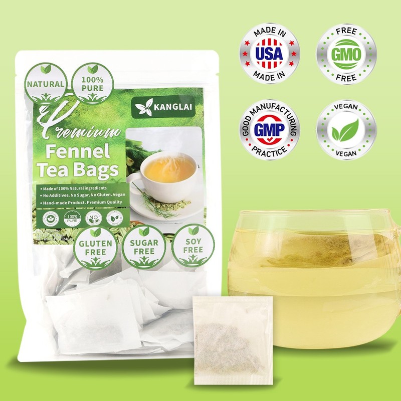 Fennel Tea Promote Digestion And Improve Blood Circulation Antioxidant 120 Bag