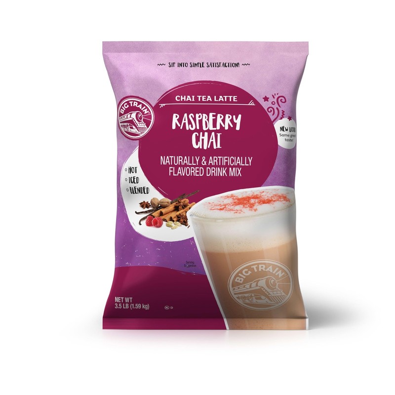Big Train Raspberry Chai Tea Latte 56 Ounce (Pack of 1),