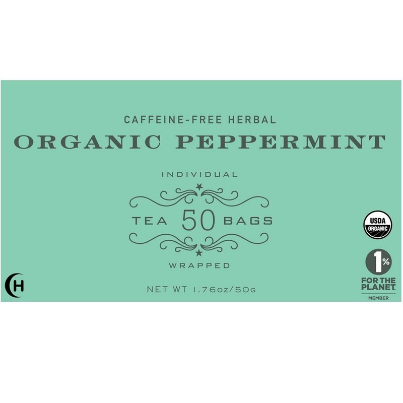 Refreshing 50 Count Organic Peppermint Tea Bags - Perfect for Gifts & Relaxation gallery