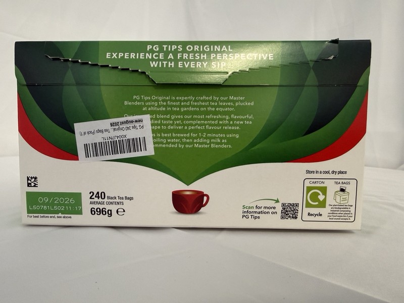 PG Tips Black Tea 240 Count Boxes gallery