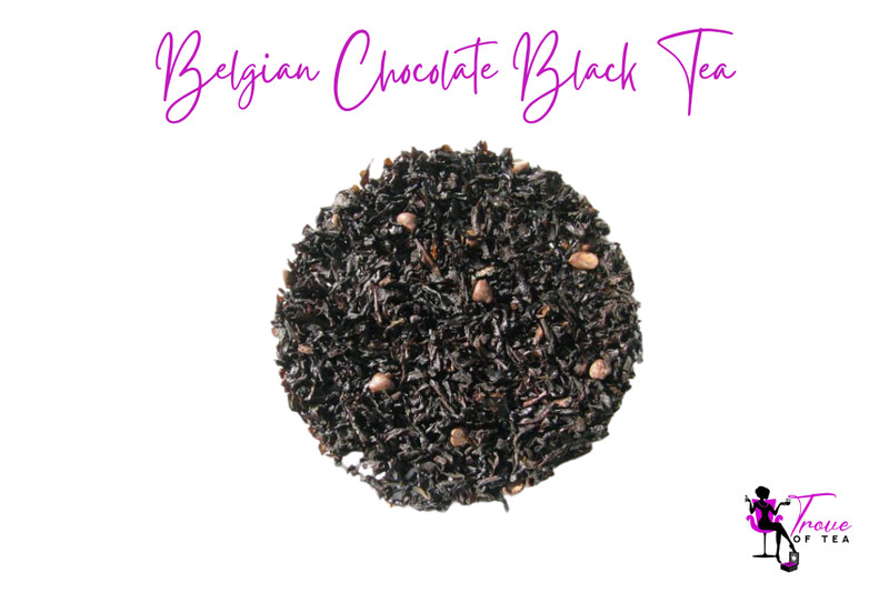 Belgian Chocolate Black Tea | 20 Pyramid Sachets | Trove of Tea