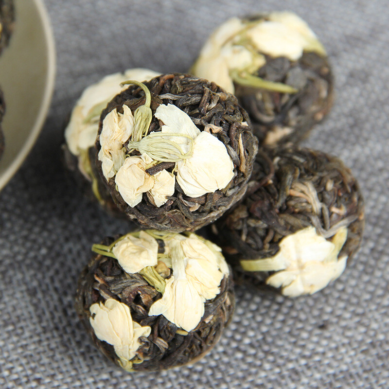 500g Yunnan Jasmine Pu’er Dragon Ball Cha Tea Ancient Tree Flower Pu-erh Tuocha
