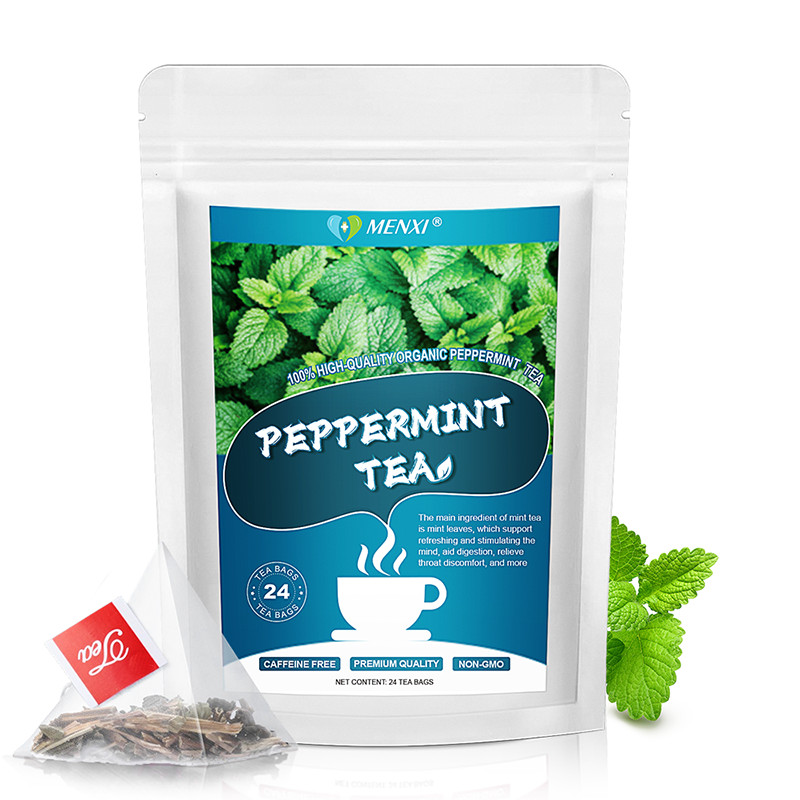 Pure Peppermint Tea - Caffeine Free, 100% Natural Herbal Tea, 24 bags gallery