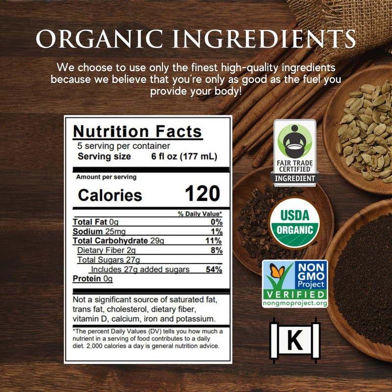 Third Street Inc. Tea Chai Concentrate, Strong and Balanced Tea Blend, Bevera... gallery