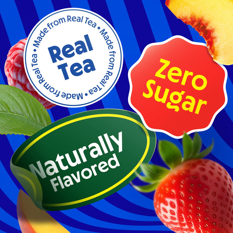 Snapple Zero Sugar Peach Tea, 16 fl oz Recycled Plastic Bottle (Pack of 6) x 2 gallery