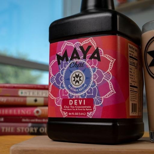 Maya Chai Tea Concentrate, Devi, Extra Spice, Heritage Recipe, 64 Fl Oz with ... gallery