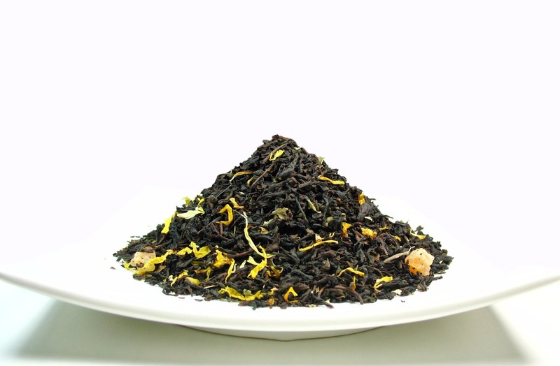 Greenhilltea Premium Ceylon Flavored Black Tea Peach Apricot Loose Leaf 1/2 lb