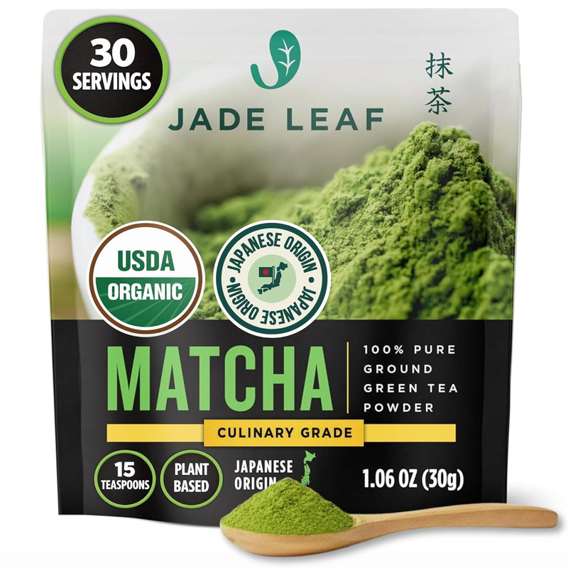 Organic Culinary Grade Matcha Powder - Japanese Green Tea for Baking, Smoothies,