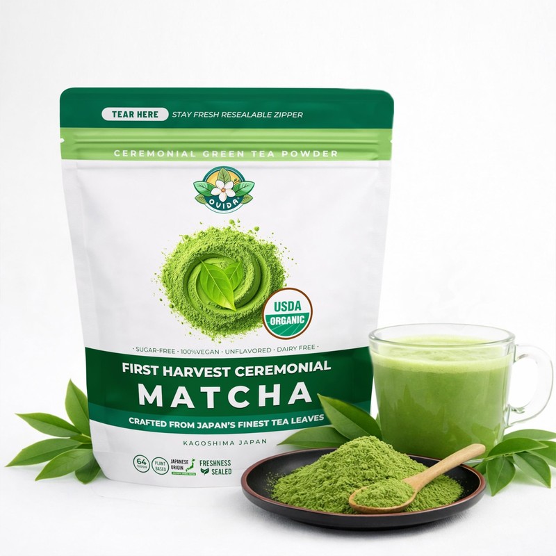 Kagoshima Matcha Powder – USDA Organic Ceremonial Grade, First Harvest Japane…