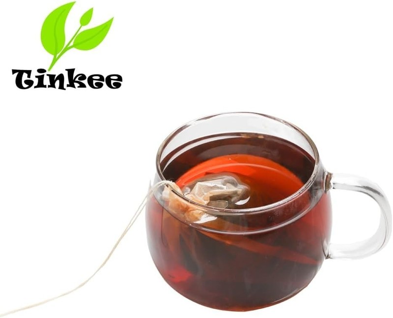 Biodegradable Tea Infuser Bags Made from Natural Wood Pulp - Set of 100 gallery