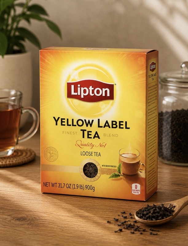 Lipton Yellow Label Loose Black Tea 900g