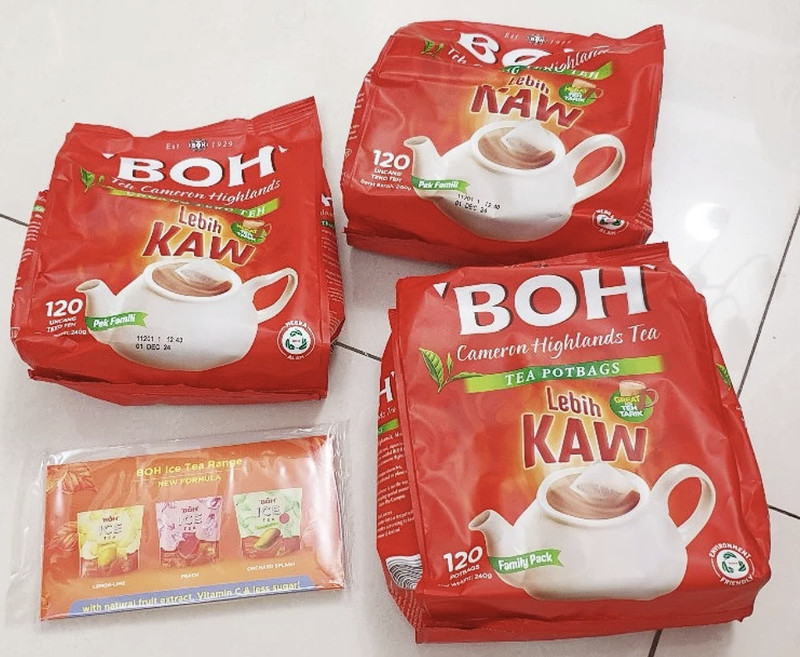 BOH Plantation Cameron Highlands Extra RICH Taste 120 TEA Bags Malaysian Favrite gallery