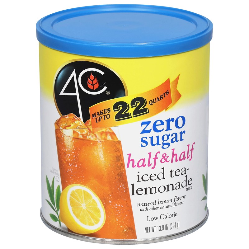 Zero Sugar Half Half Iced Tea Lemonade Mix 139 oz