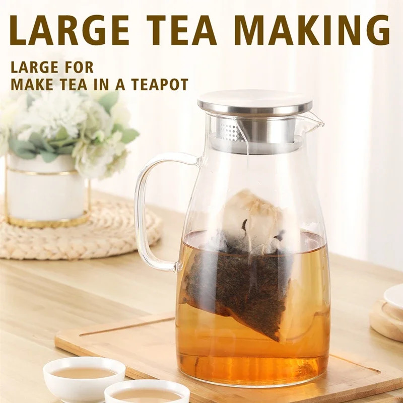 100Pcs Biodegradable Paper Teabags with Drawstring Filter gallery