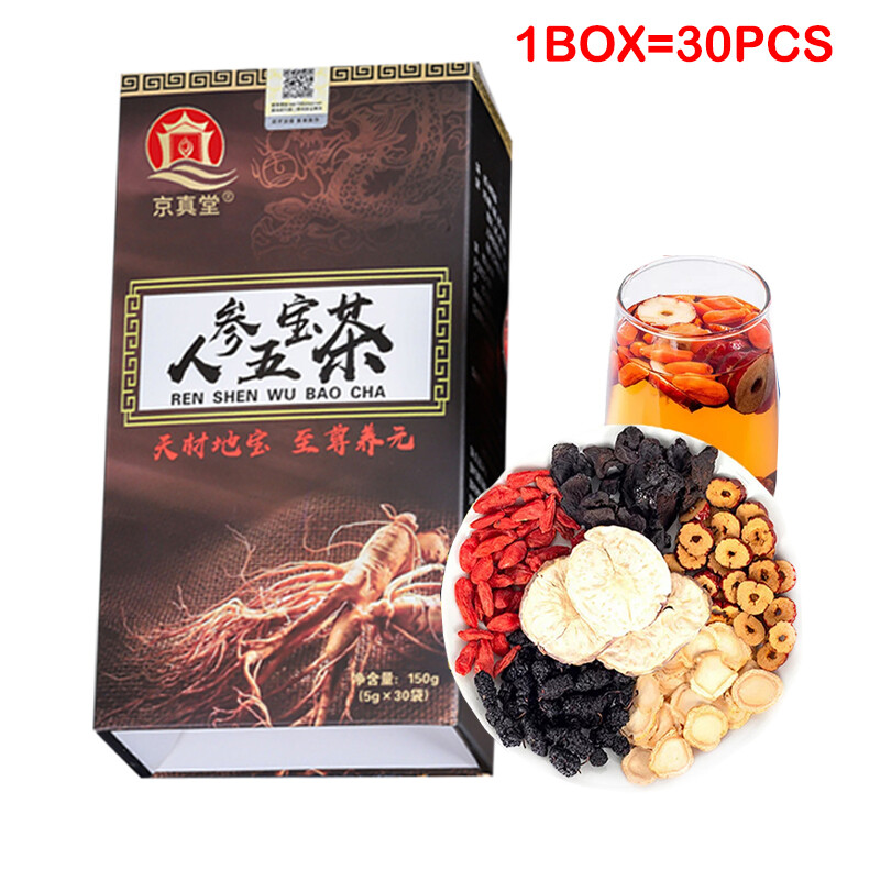3Box Kidney Tea Formula Ginseng Five Treasure Tea,Kidney Tea Chinese Herbal Tea