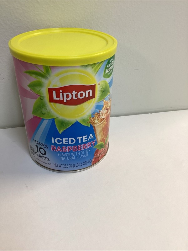 Lipton Iced Tea Raspberry Iced Tea Mix, Makes 10 Quarts NEW HTF Exp 03/05/26 gallery