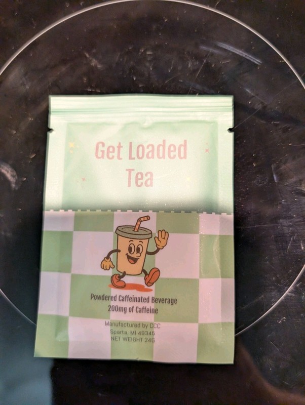 4 packets of “Get Loaded Tea”-Variety of Flavors! Berry,Sour 200mg Caffeine