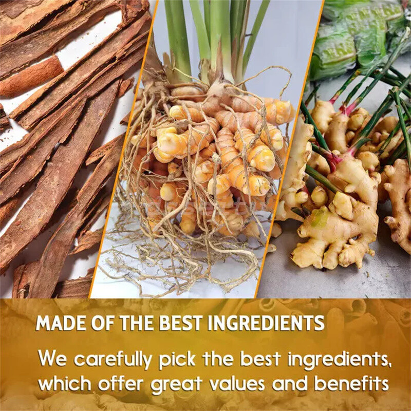 Turmeric, Ginger, Cinnamon Tea Bags, 100% Natural & No Additives & Caffeine Free gallery