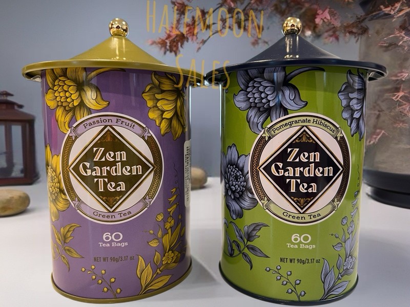 Zen Garden Tea Bundle – Passion Fruit & Pomegranate Hibiscus Tea Green Tea Gift