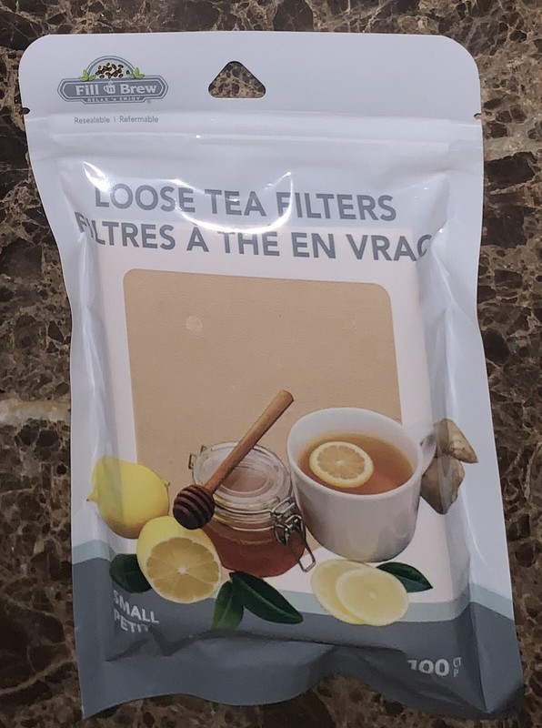 Fill n Brew Loose Tea Filters Unbleached Chlorine Free 100 Pack Small 1 Cup NEW