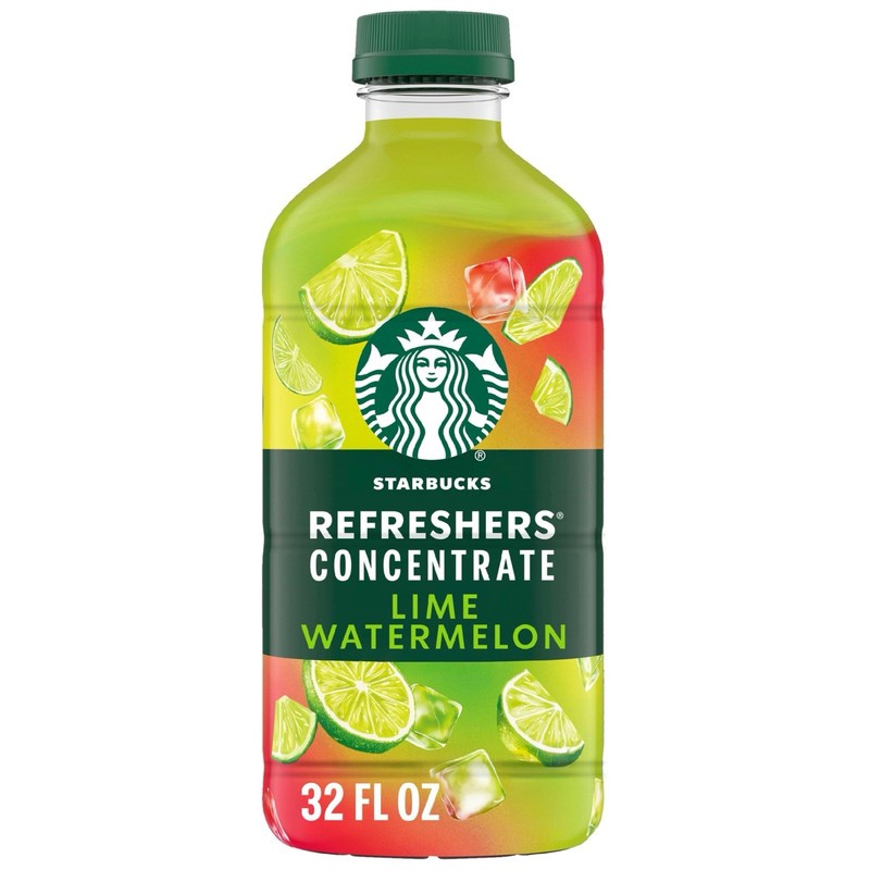 Starbucks ⭐️Refreshers Lime Watermelon 🍉 Dragonfruit, 32 fl oz