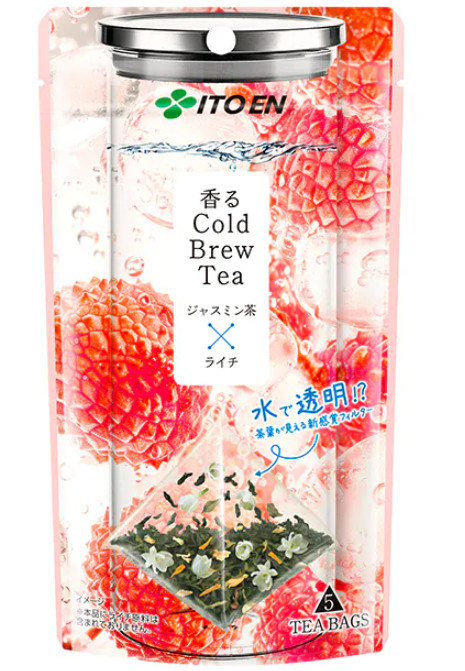ITOEN ITO EN Cold Brew Tea Jasmine Tea × Lychee Tea Bag 5P Japan NEW