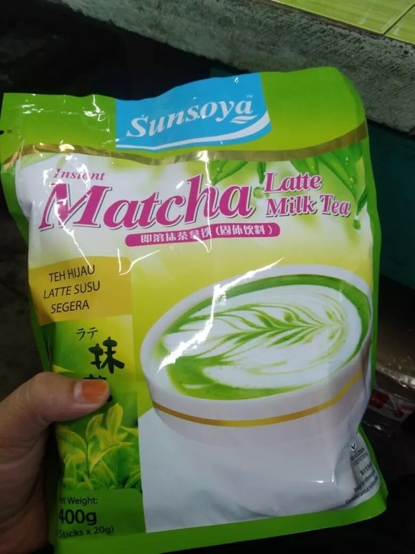 INSTANT MATCHA LATTE 3 IN 1 MILK TEA DRINK 20 SACHETS EXP Instant ZEN IN CUP! gallery