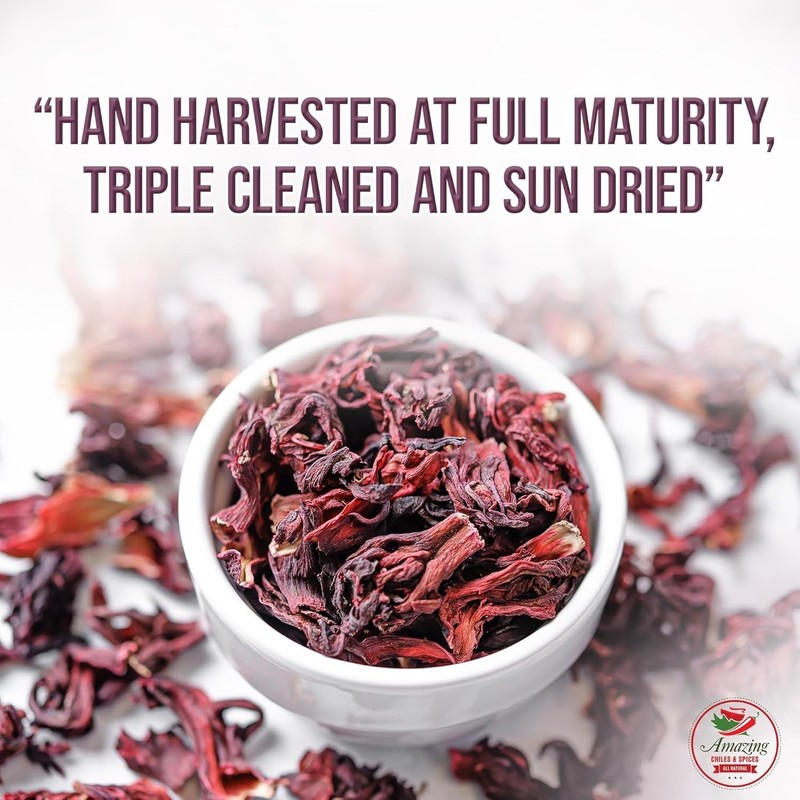 Triple Cleaned Hibiscus Flowers 2lb - All Natural= gallery