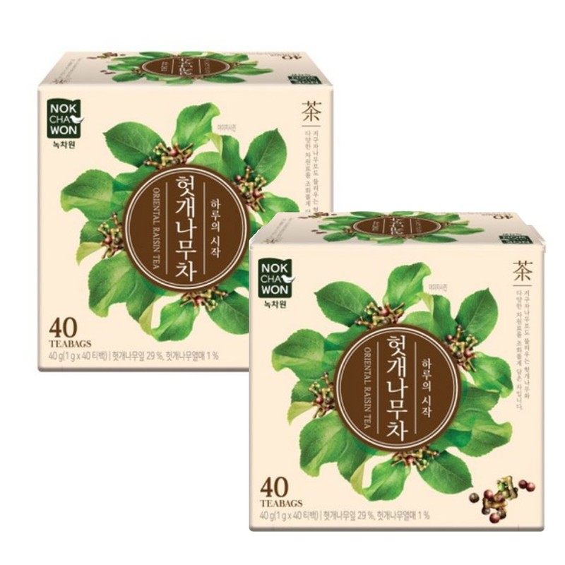 Korea Oriental Raisin Tree Tea 80 Tea bag Nokchawon