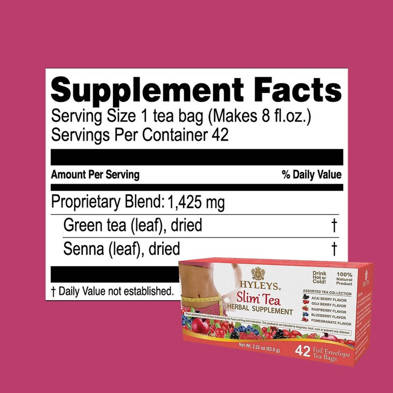 Hyleys Slim Tea 42 Ct Assorted - Weight Loss Herbal 42 Count (Pack of 1) gallery