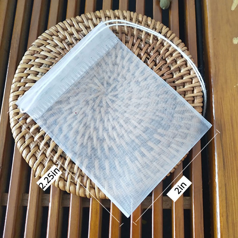 Assorted Sizes Nylon Empty Teabags Loose Herbs Tea Bags with Drawstring gallery