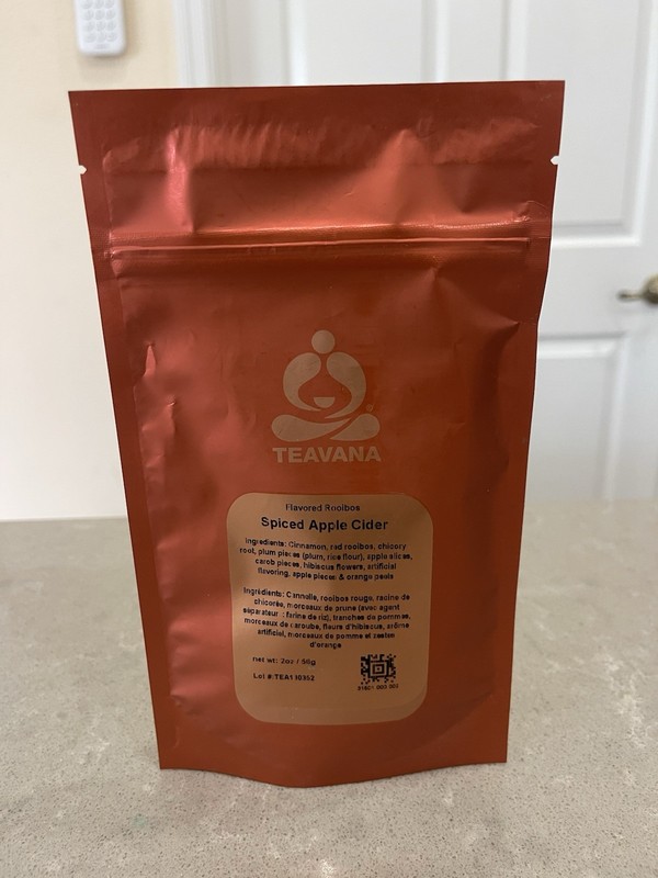 Teavana Flavored Rooibos Spiced Apple Cider 2 OZ Brand New Sealed