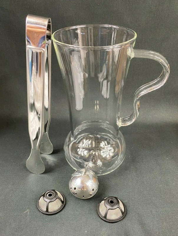 Final Touch Tea Infusion Roller Set Glass and Stainless loose or bagged tea Box gallery